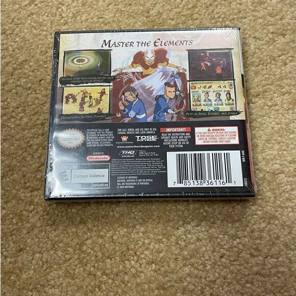 New Sealed Avatar: The Last Airbender (Nintendo DS, 2006) Brand New / Sealed - Picture 2 of 3